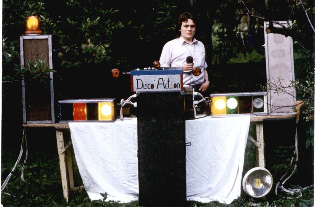Mobile Discothek im Jahr 1986